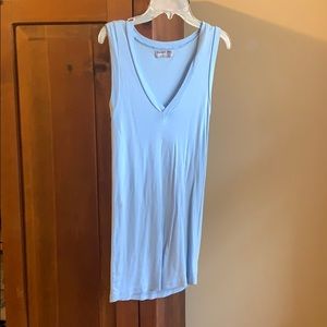 Michael Stars Blue V-Neck Tank